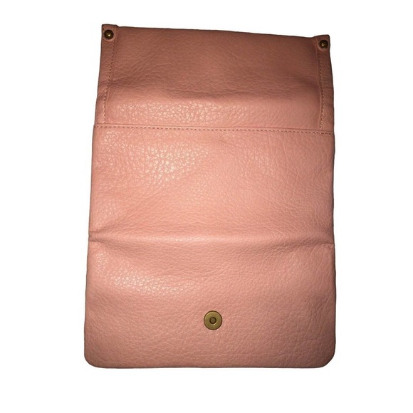 𝅺time and Tru Light Pink w Gold‎ Accent Farrah Flap Front Soft Wallet NWT - Picture 6 of 8